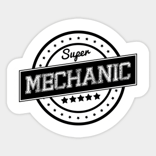 Super mechanic Sticker